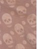 2 LAYERS, SKULL PRINT SCARF